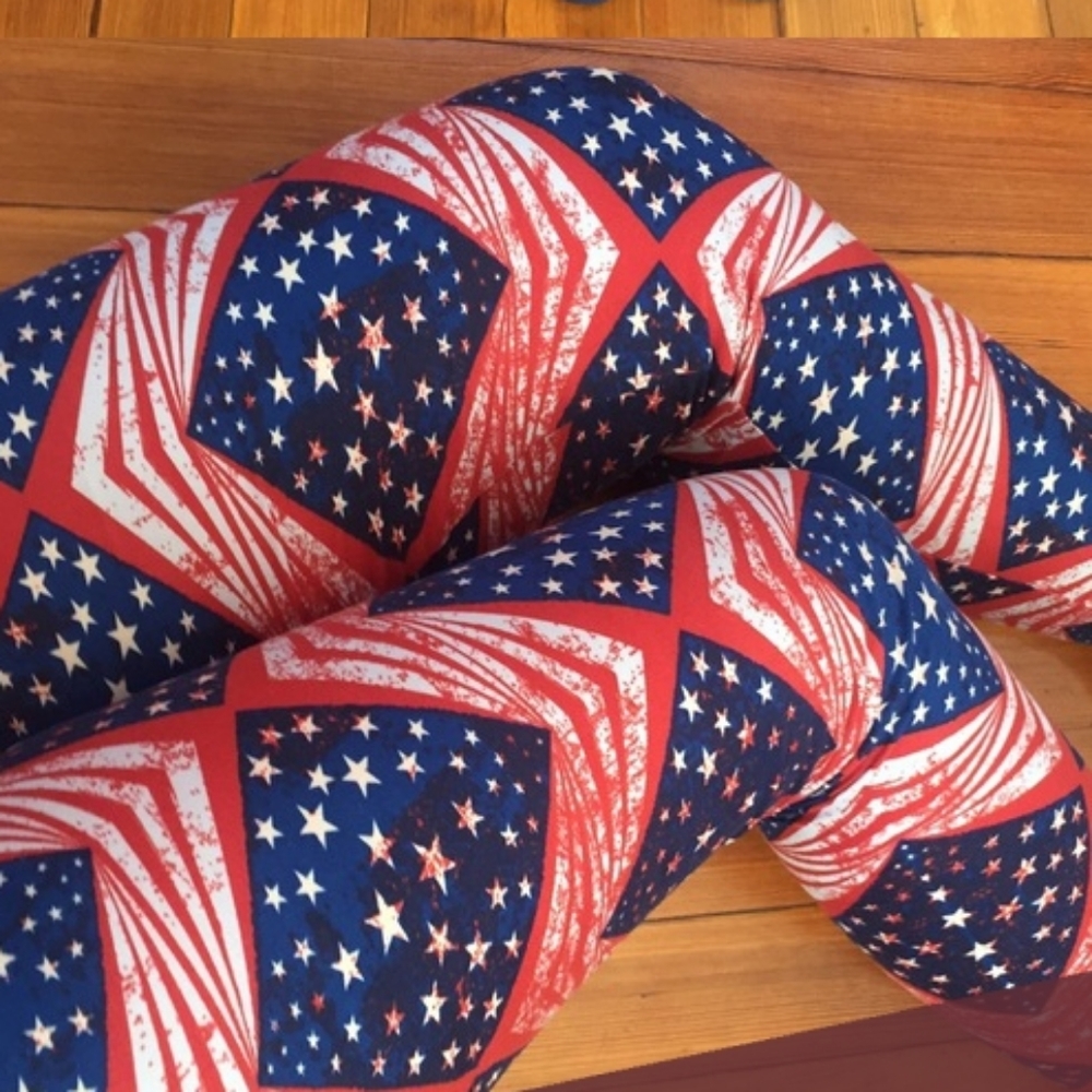 TC lularoe flag Chevron vintage